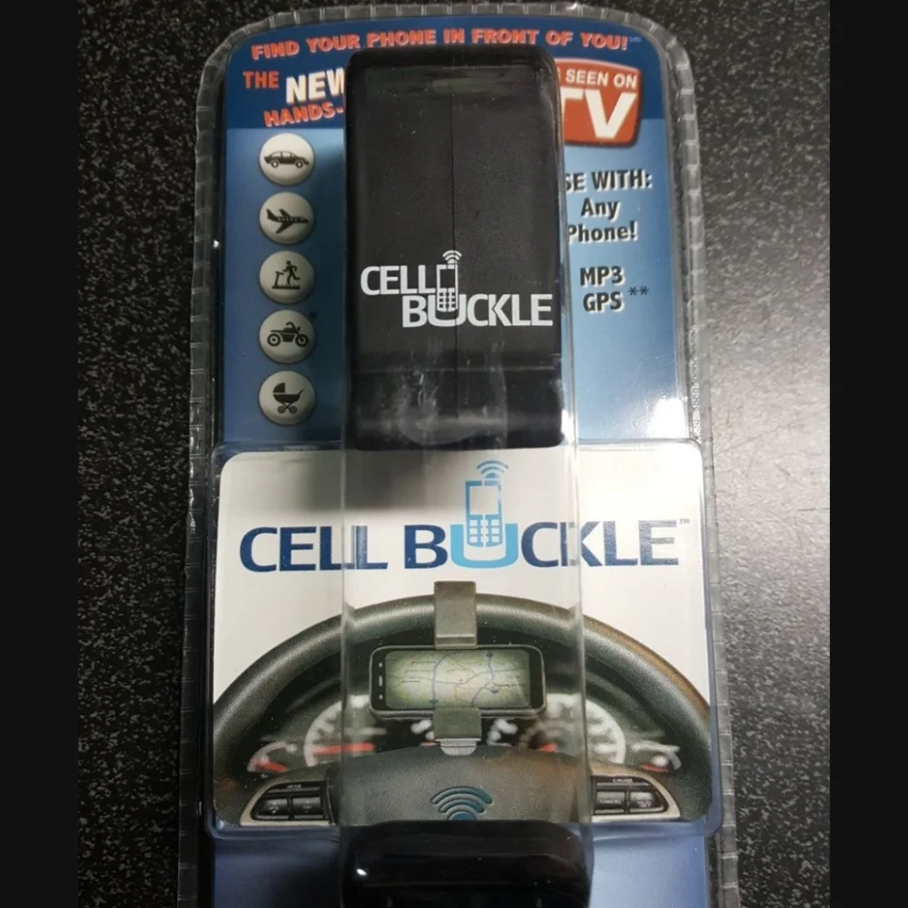 CELL BUCKLE CELL PHONE HOLDER